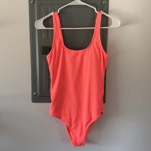 aerie Ribbed One Piece with Scoop Back